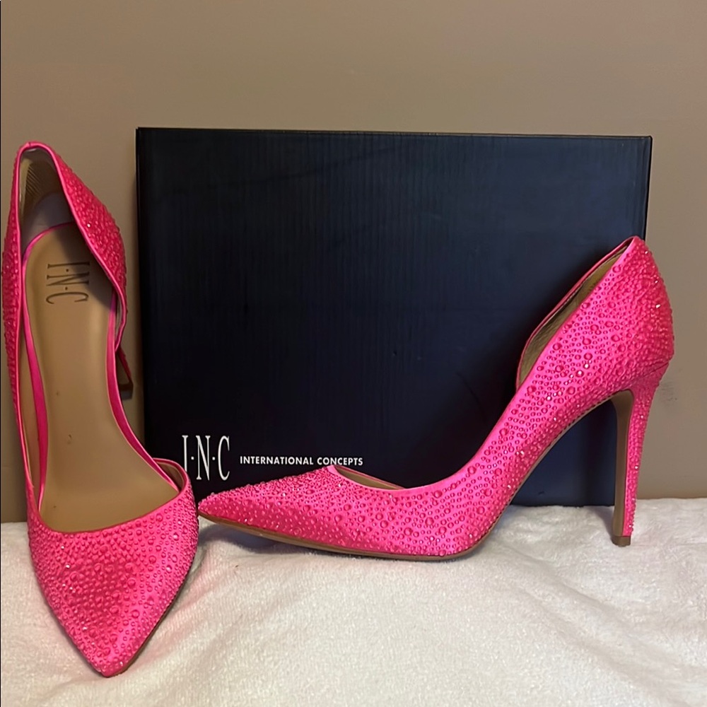 INC International Concepts Pink Stiletto Heels